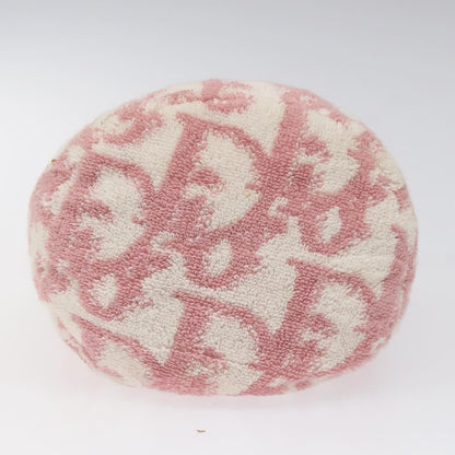 Christian Dior Vintage Trotter Pouch Pile, PINK, COTTON, Clutche & pouche