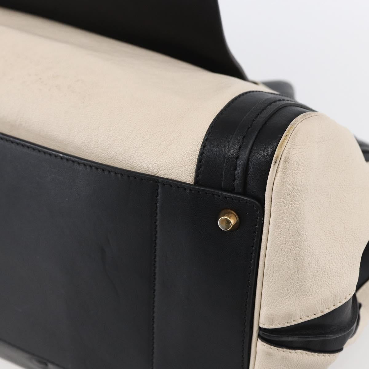 Chloe Alice Satchel Leather, BLACK, LEATHER, Handbag