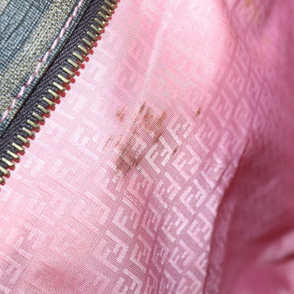 Fendi Roll Tote Zucca Canvas, BLACK, CANVAS, Tote bag