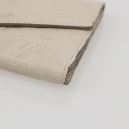 Louis Vuitton Zoe Wallet Monogram Empreinte Leather, BEIGE, LEATHER, Wallets