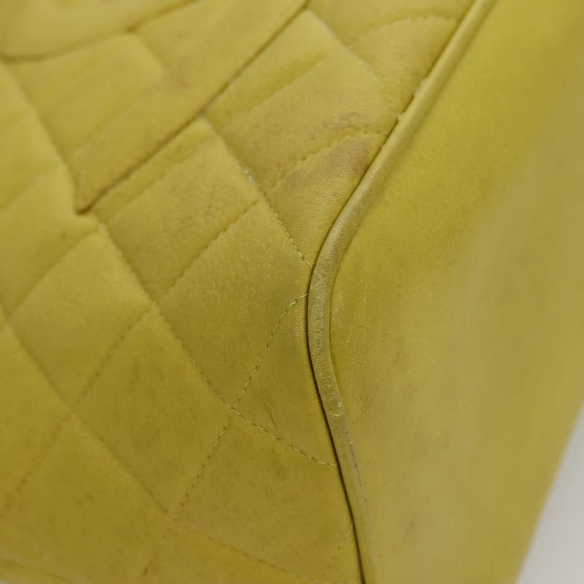 Chanel Medallion Tote Quilted Caviar, YELLOW, LEATHER, Tote bag