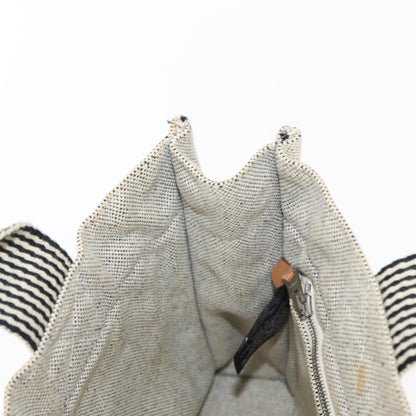 Hermes Fourre Tout Tote Canvas, GRAY, CANVAS, Tote bag