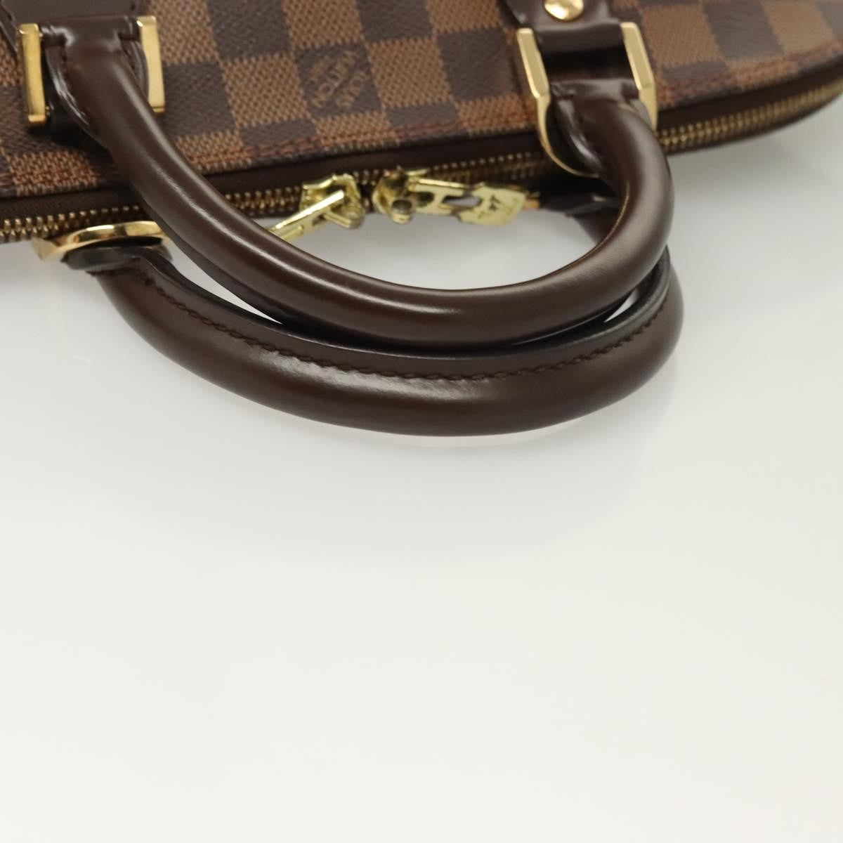 Louis Vuitton Alma Handbag Damier, BROWN, CANVAS, Handbag