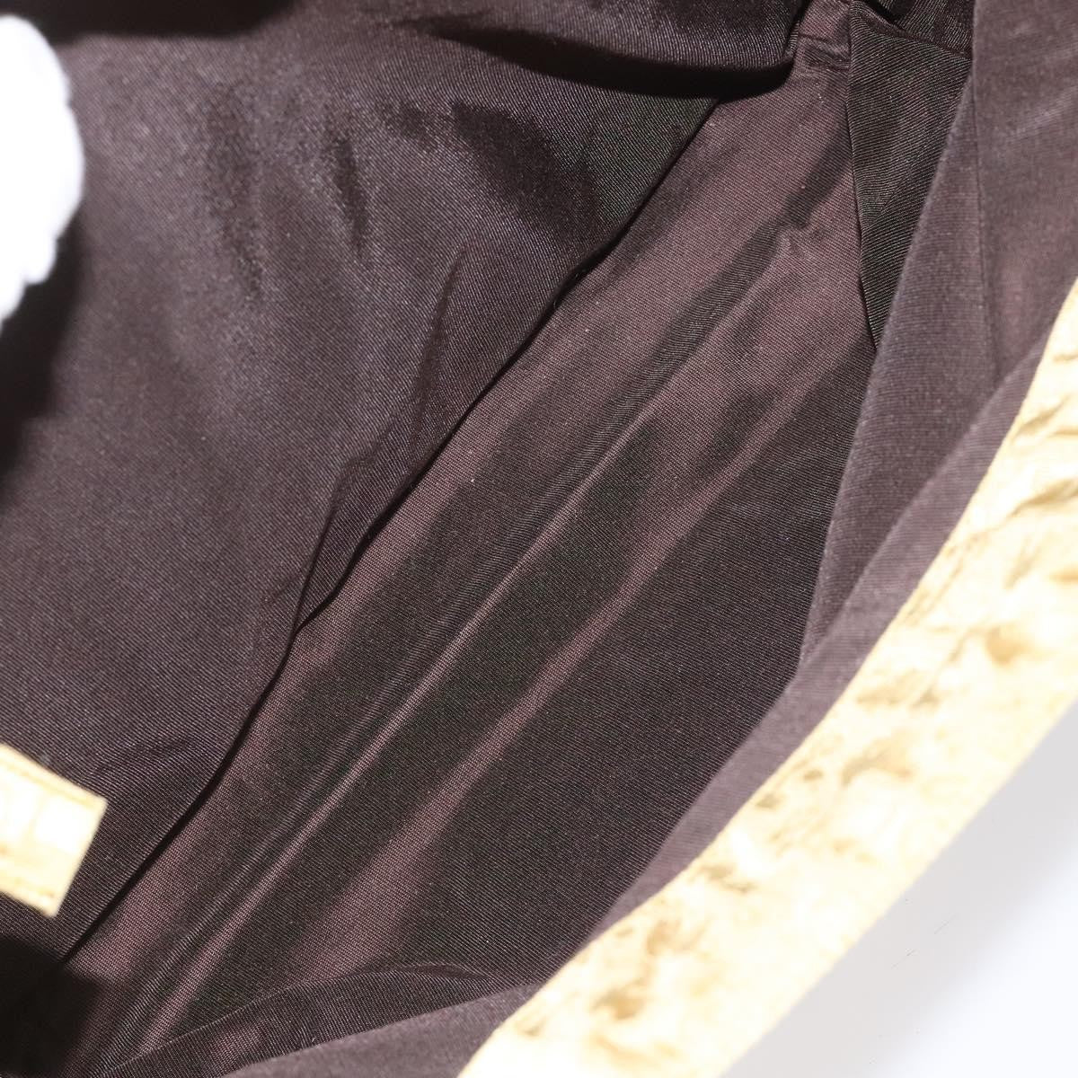 Christian Dior Vintage Trotter Open Tote Diorissimo Canvas, YELLOW, CANVAS, Tote bag