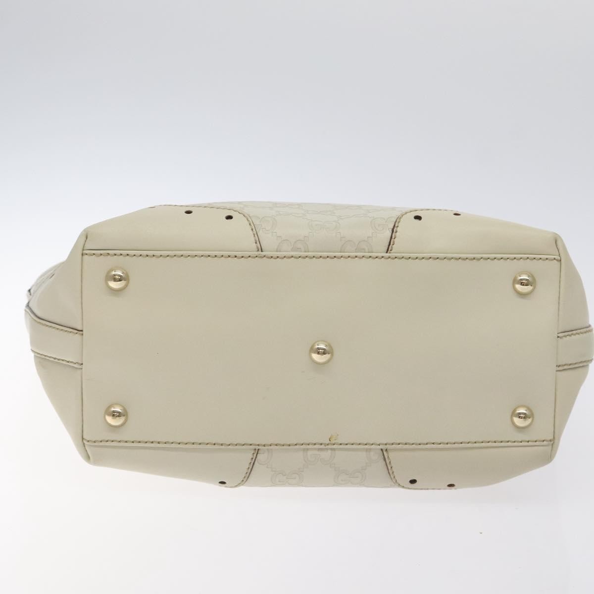 Gucci Punch Tote Guccissima Leather, WHITE, CANVAS, Tote bag