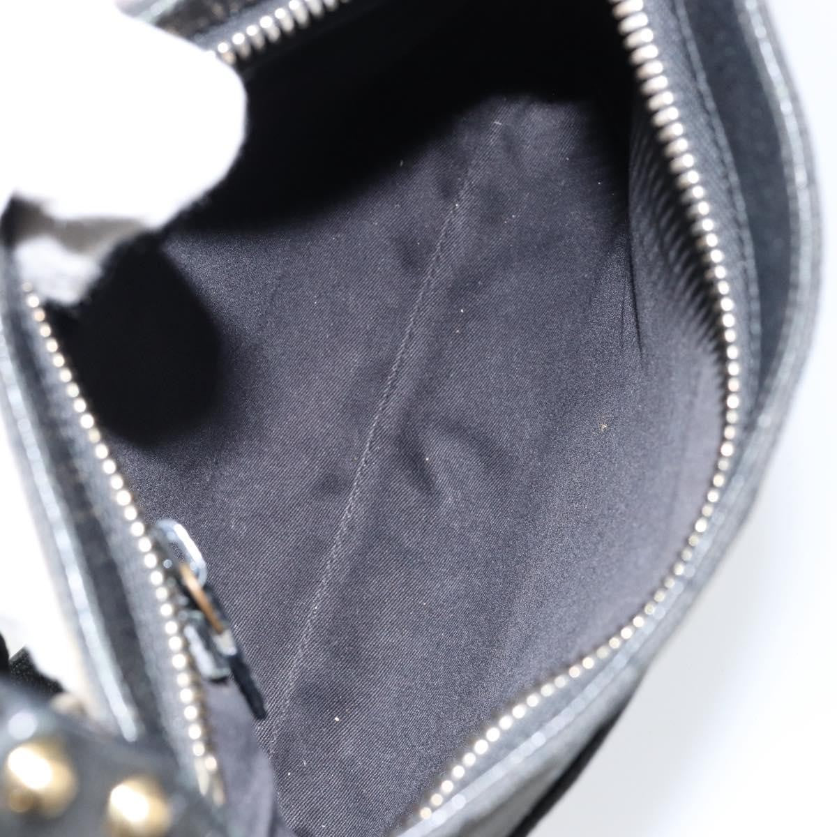 Gucci Vintage Shoulder Bag Monogram Canvas, BLACK, CANVAS, Shoulder bag