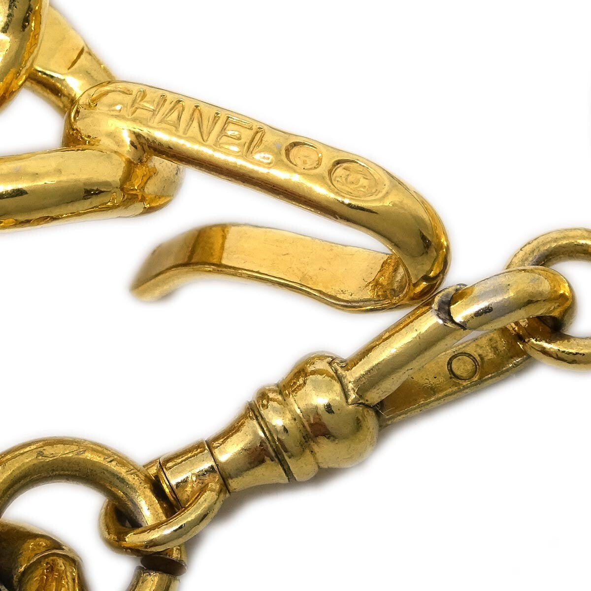 Chanel CC Medallion Chain Belt Metal, GOLD, GOLD_PLATED, Belts