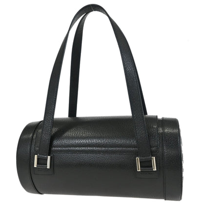 Bvlgari B.Zero1 Logomania Bag Leather, BLACK, LEATHER, Shoulder bag