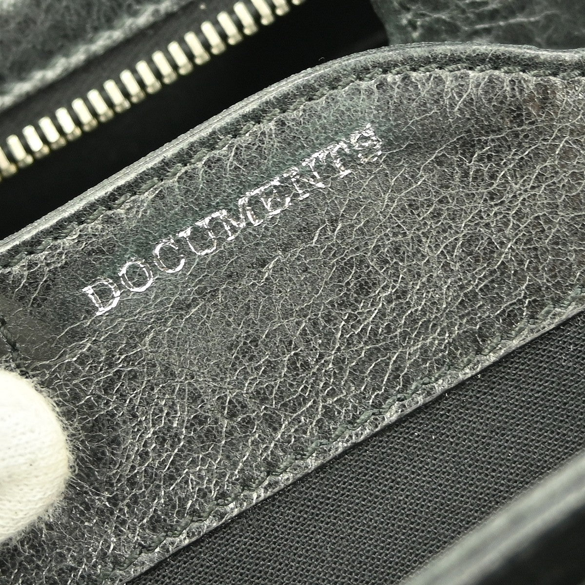 Balenciaga Giant Studs Envelope Clutch Leather, BLACK, LEATHER, Clutche & pouche