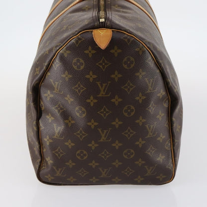 Louis Vuitton Keepall Bandouliere Bag Monogram Canvas, BROWN, CANVAS, Travel bag
