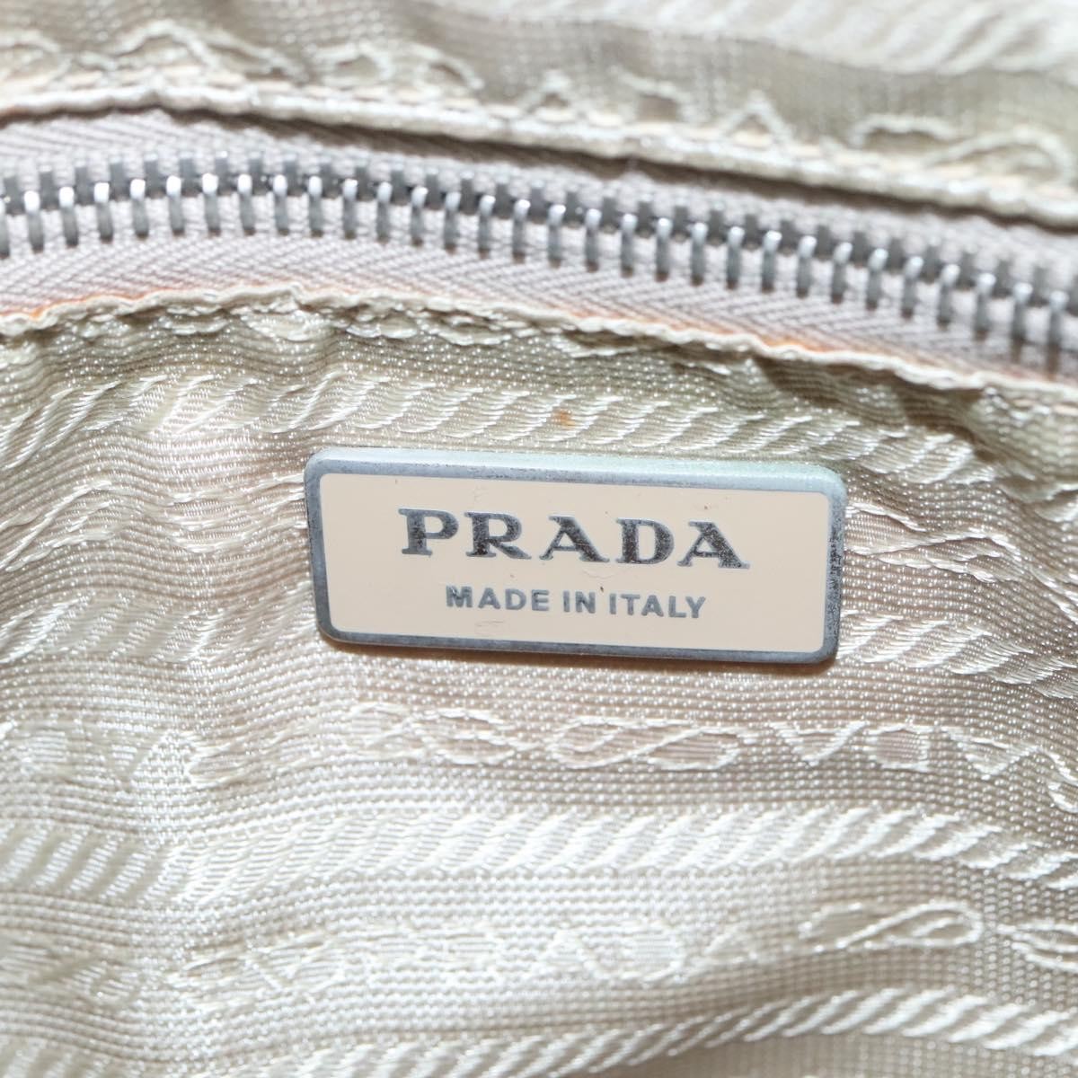 Prada Double Pocket Buckle Flap Bag Tessuto, BEIGE, NYLON, Shoulder bag