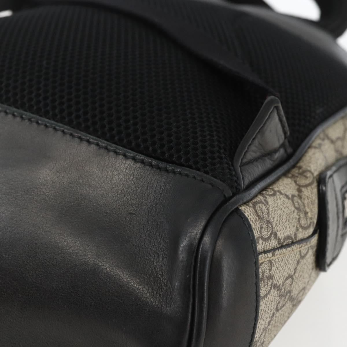 Gucci Zip Pocket Backpack Embellished GG Coated Canvas, BEIGE, PVC, Backpack