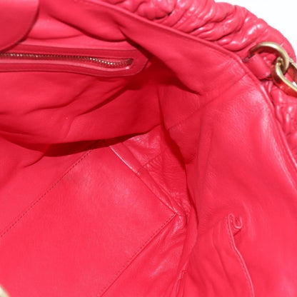 Christian Dior Delices Tote Cannage Quilt Leather, RED, LEATHER, Tote bag