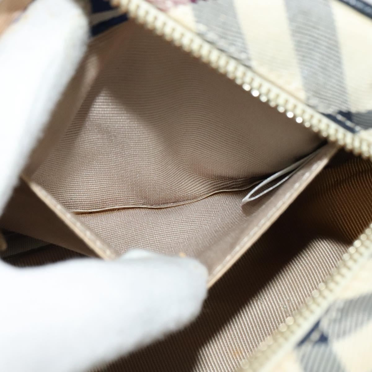 Burberry Nova Check Blue Label Canvas, BEIGE, CANVAS, Travel bag