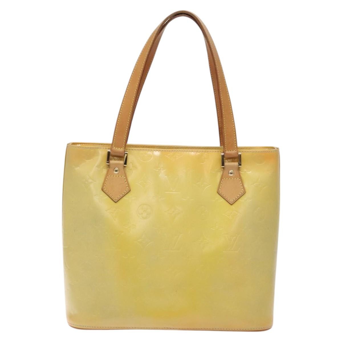 Louis Vuitton Vernis Houston Bag labellov, GRAY, PATENT_LEATHER, Handbag