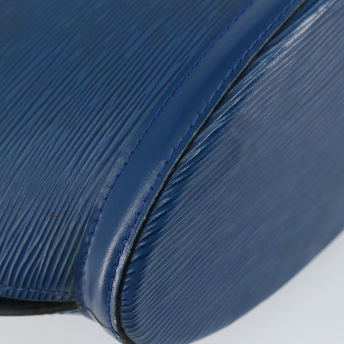 Louis Vuitton Saint Jacques Handbag Epi Leather, BLUE, LEATHER, Handbag