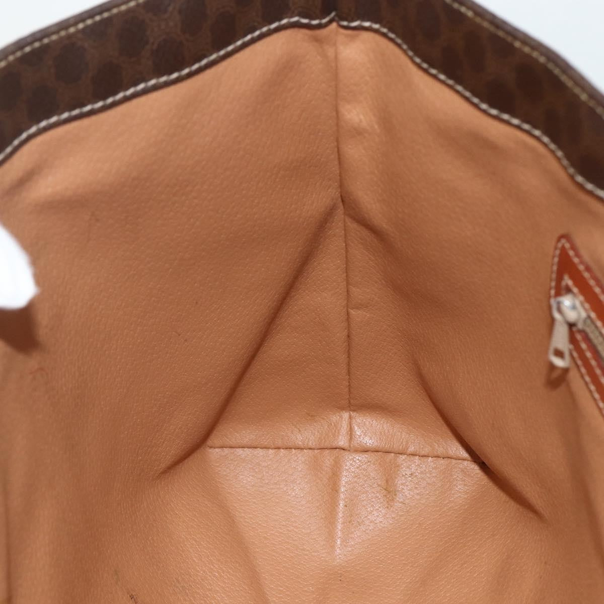 Celine Vintage Macadam Tote bag Canvas and Leather, BROWN, CANVAS, Tote bag