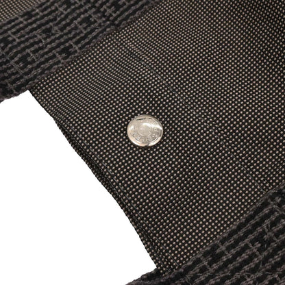 Hermes Fourre Tout Tote Canvas, GRAY, POLYAMIDE, Tote bag