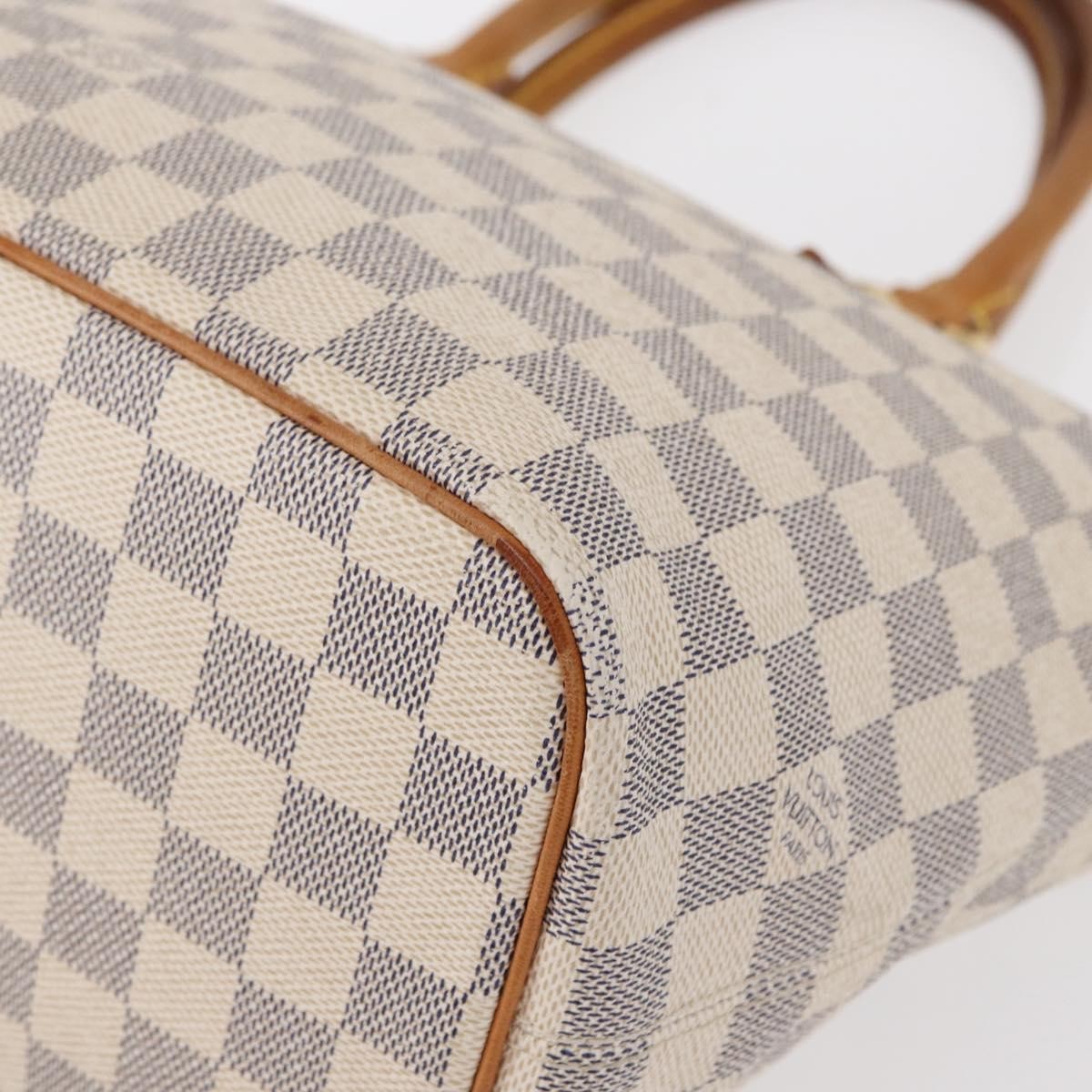 Louis Vuitton Saleya Handbag Damier, WHITE, CANVAS, Tote bag