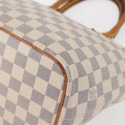 Louis Vuitton Saleya Handbag Damier, WHITE, CANVAS, Tote bag