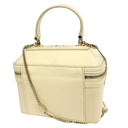 Bvlgari Forever Serpenti Vanity Bag Leather, BEIGE, LEATHER, Handbag