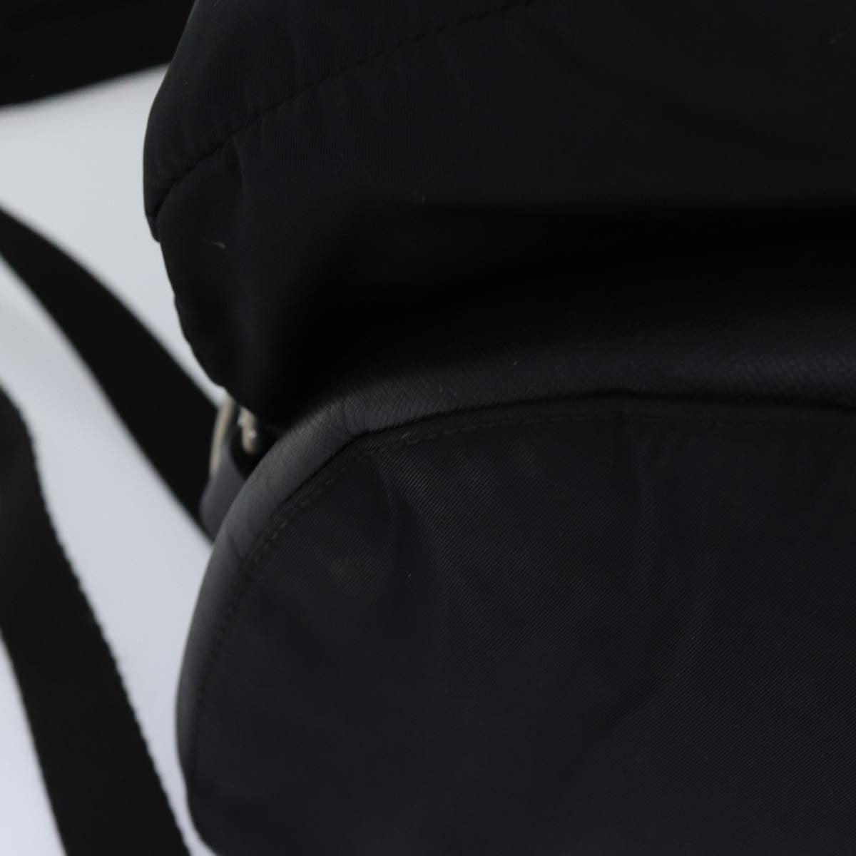 Prada Double Front Pocket Backpack Tessuto, BLACK, NYLON, Backpack