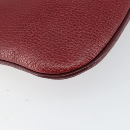 cartier Must de Cartier Shoulder Bag Leather, BURGUNDY, LEATHER, Shoulder bag