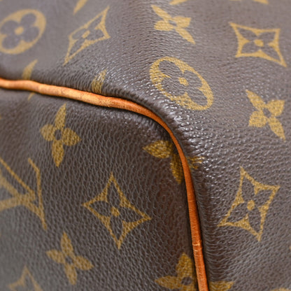Louis Vuitton Keepall Bag Monogram Canvas, Brown, Canvas, Travel Bag
