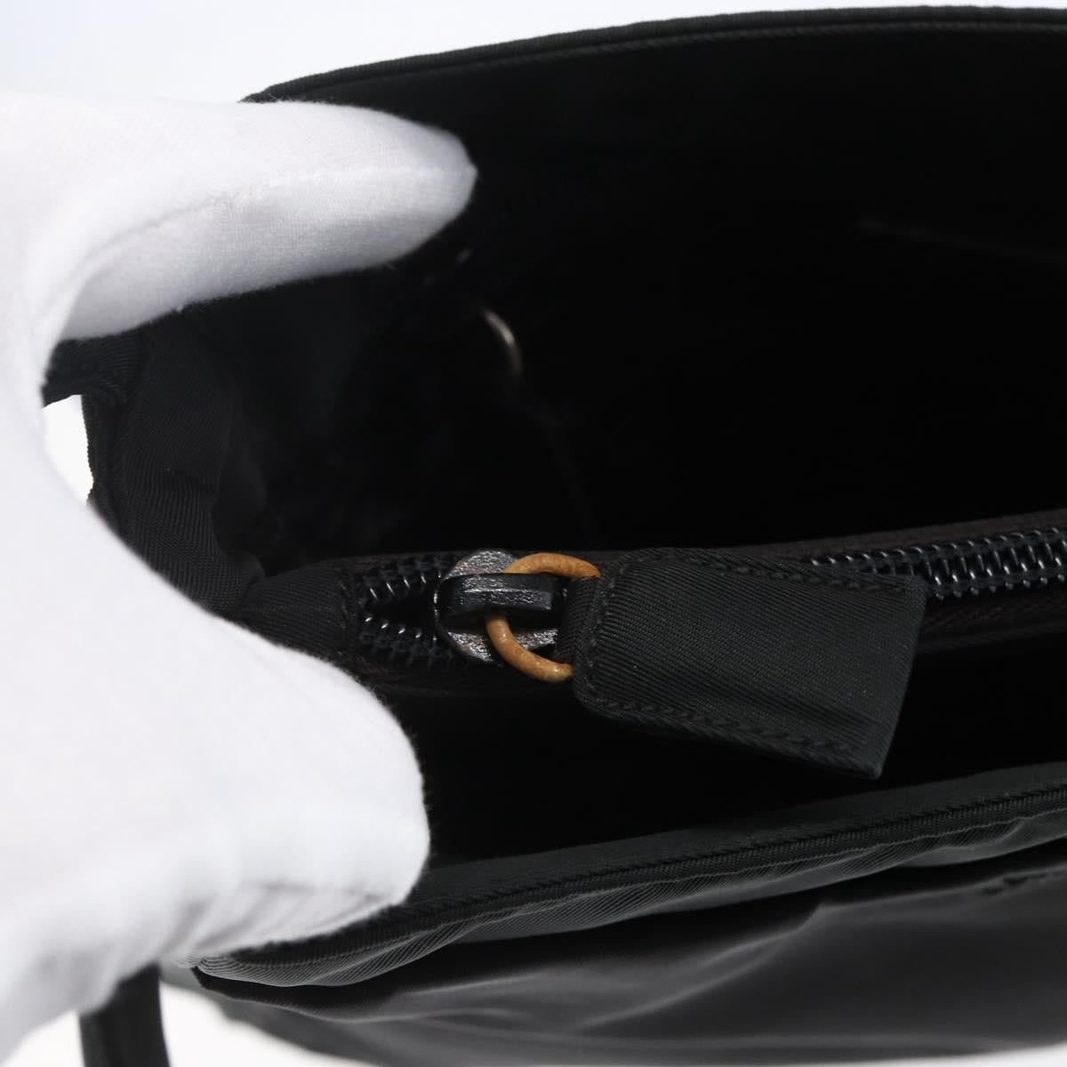 Prada Vintage Shoulder Bag Tessuto, BLACK, NYLON, Shoulder bag