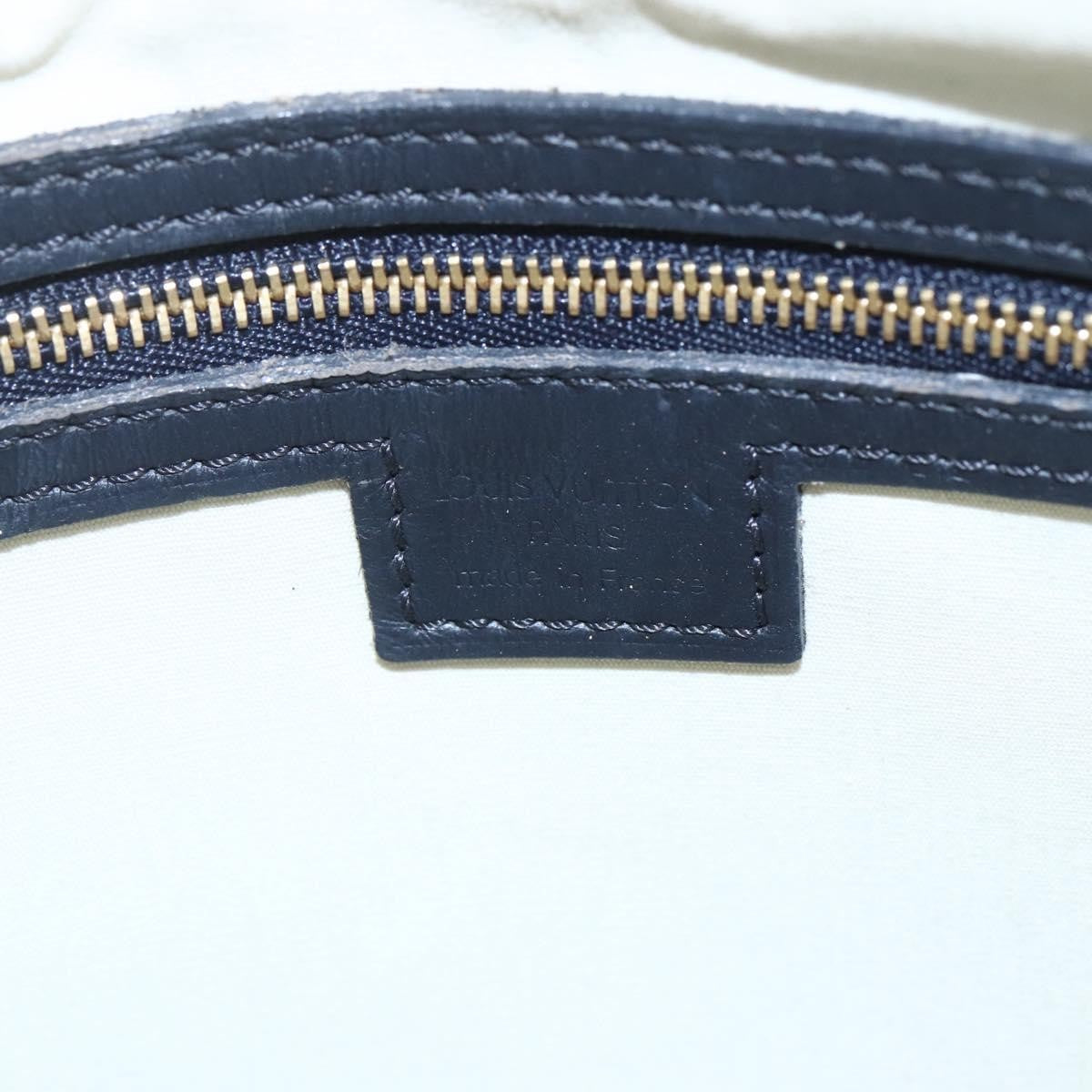 Louis Vuitton Francoise handbag Mini lin, BLUE, CANVAS, Tote bag