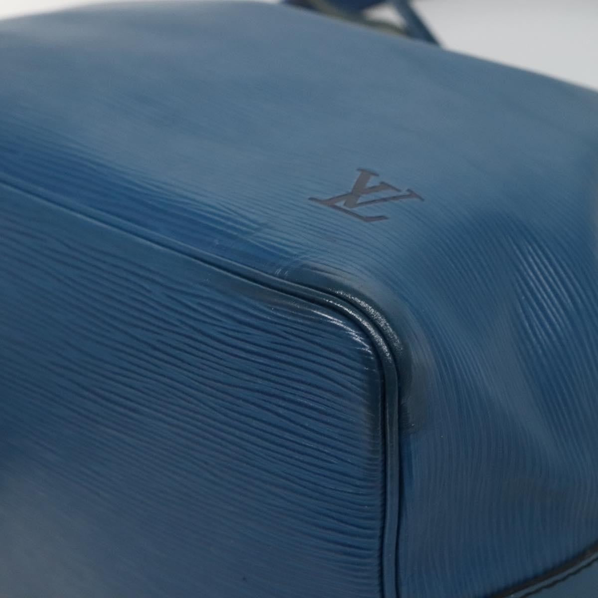 Louis Vuitton Bicolor Petit Noe Handbag Epi Leather, BLUE, LEATHER, Handbag