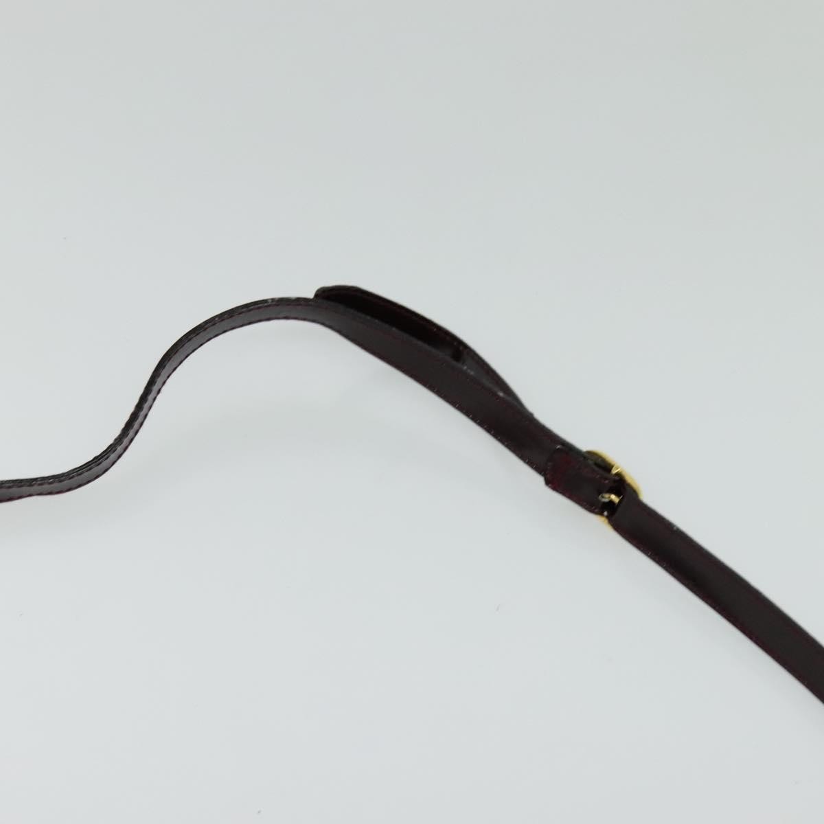 Salvatore Ferragamo Vala Shoulder Bag Patent Leather, BURGUNDY, PATENT_LEATHER, Shoulder bag