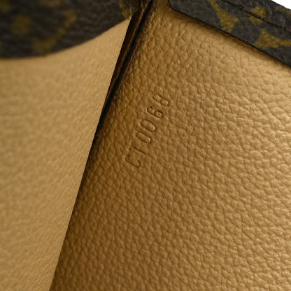 Louis Vuitton Sac Plat Bag Monogram Canvas, BROWN, CANVAS, Tote bag