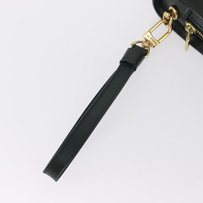 Louis Vuitton Pochette Baikal Clutch Taiga Leather, GREEN, LEATHER, Clutche & pouche