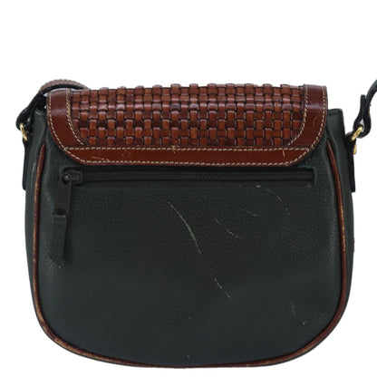 Bally Vintage Shoulder Bag Leather, Green, Leather, Shoulder Bag
