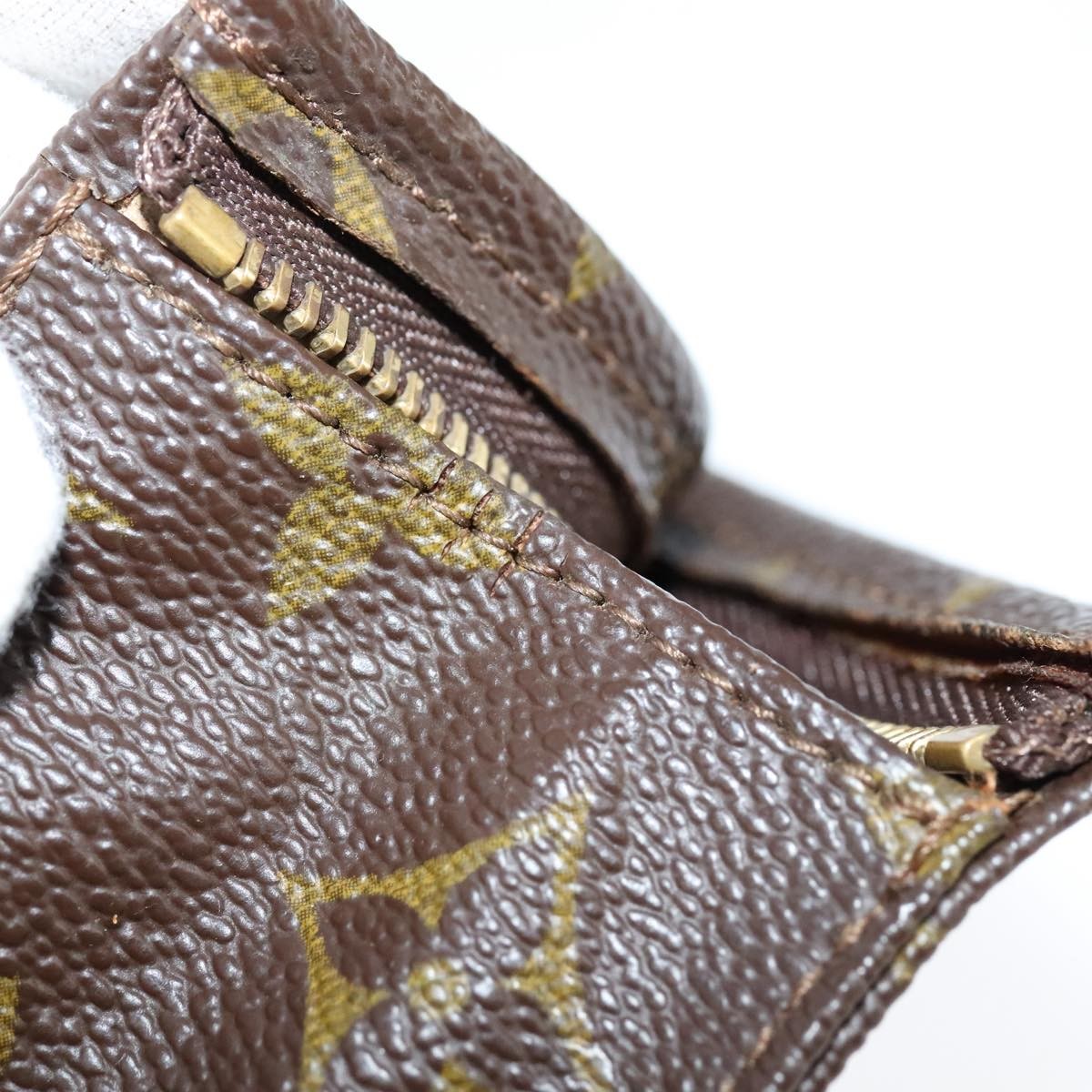 Louis Vuitton Pochette Voyage Monogram Eclipse Canvas, BROWN, CANVAS, Clutche & pouche