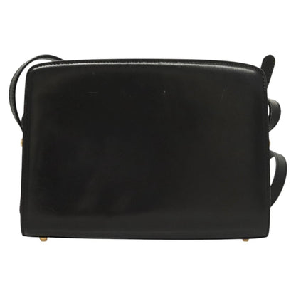 Bally Vintage Shoulder Bag Leather, Black, Leather, Shoulder Bag