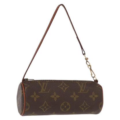 Louis Vuitton Papillon Pochette Monogram Canvas, BROWN, CANVAS, Clutche & pouche