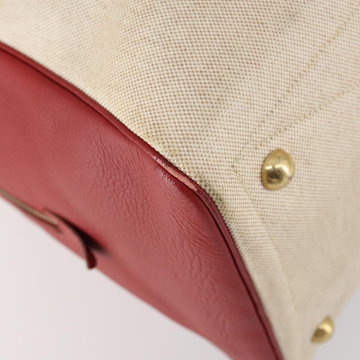 Hermes Victoria Travel Bag Toile, BEIGE, CANVAS, Travel bag