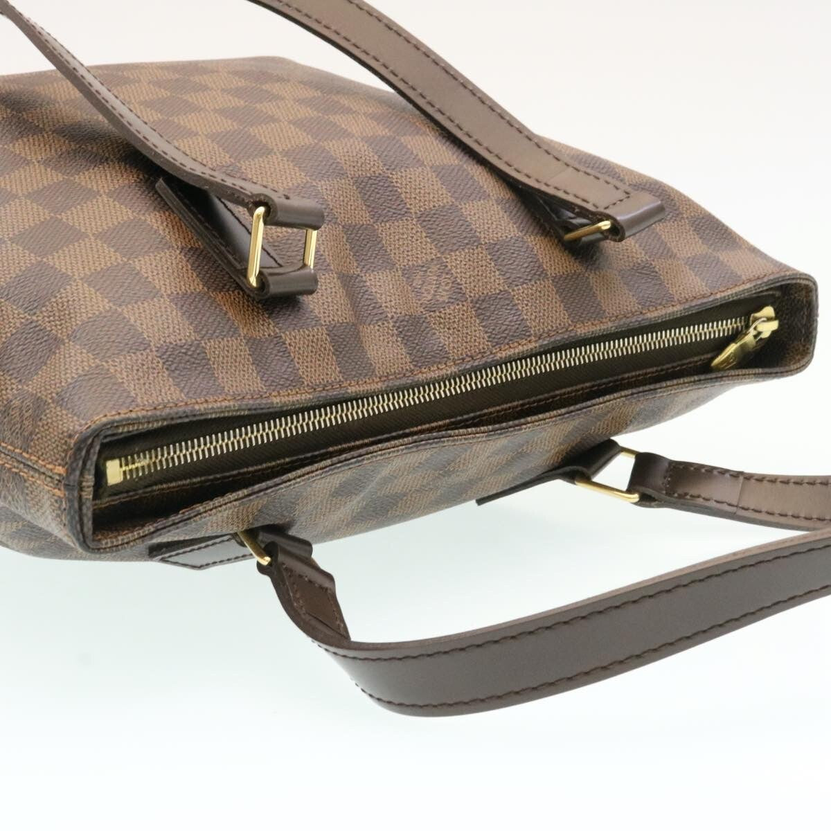 Louis Vuitton Cabas Piano Damier, BROWN, CANVAS, Tote bag