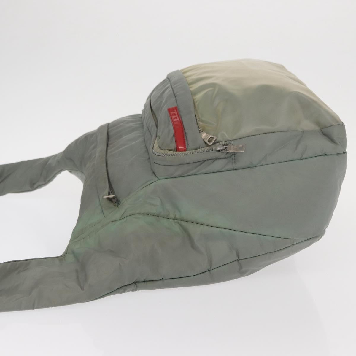 Prada Vintage Shoulder Bag Tessuto, GREEN, NYLON, Shoulder bag