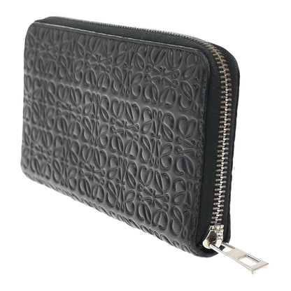 Loewe Anagram Wallet Leather, BLACK, LEATHER, Wallets