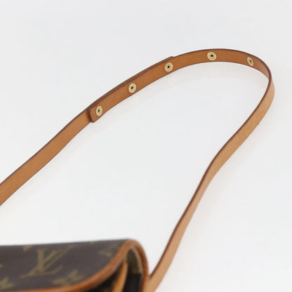 Louis Vuitton Florentine Waist Bag Monogram Canvas, BROWN, CANVAS, Clutche & pouche