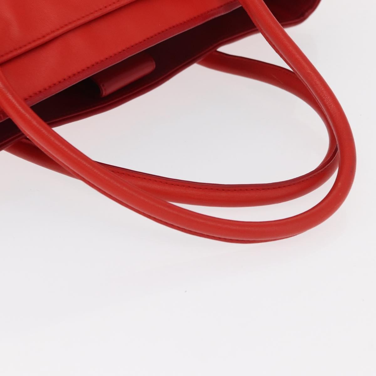 Chanel Cerf Executive Tote Leather, RED, LEATHER, Tote bag