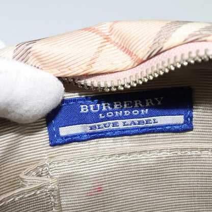 Burberry Nova Check Blue Label Canvas, PINK, CANVAS, Shoulder bag