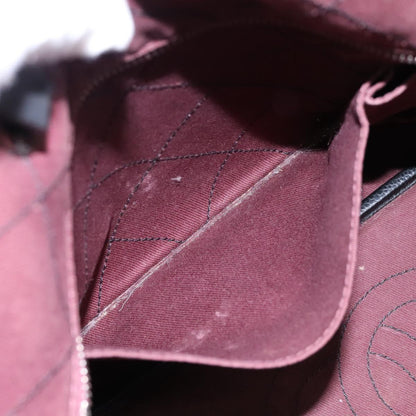 Chanel Fever Tote Quilted Caviar, BLACK, LEATHER, Tote bag