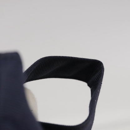 Celine Circle Logo Pouch Nylon, NAVY, NYLON, Clutche & pouche