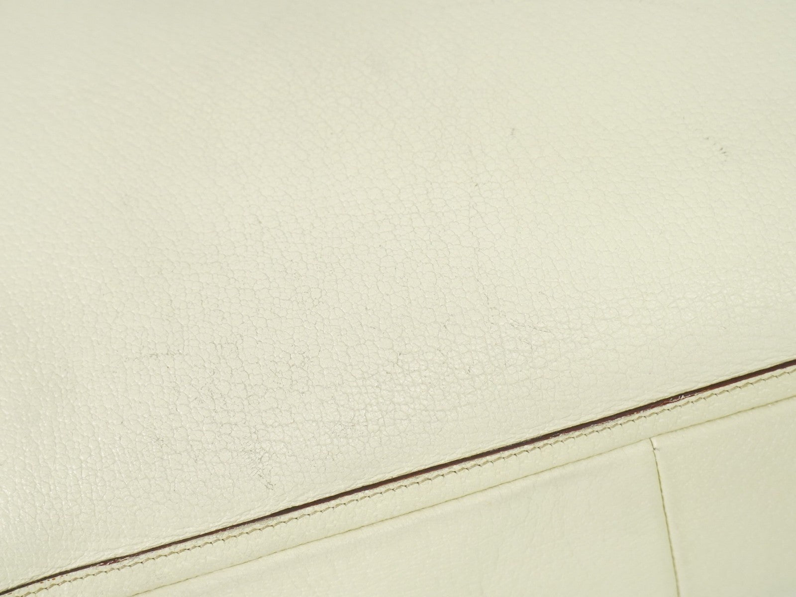 Gucci Abbey Leather with Gold hardware, ECRU, LEATHER, Tote bag