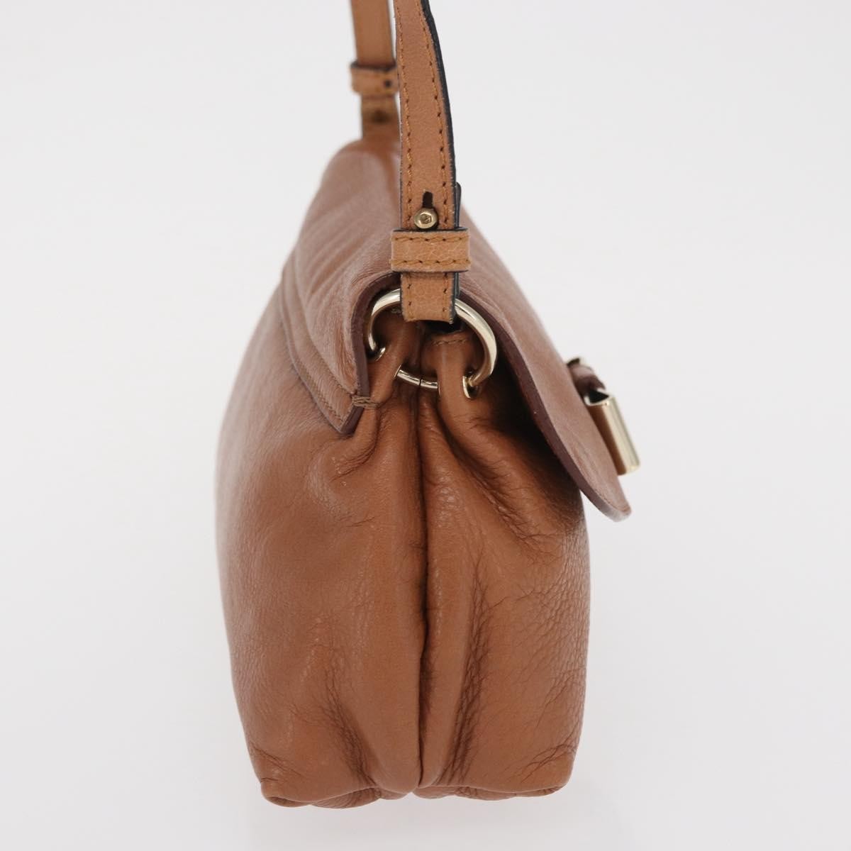 Chloe Lily Shoulder bag Leather, BROWN, LEATHER, Shoulder bag