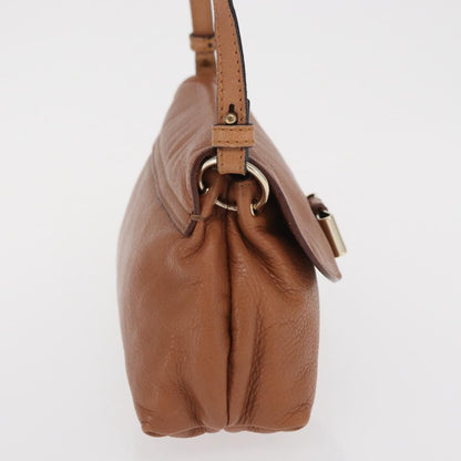 Chloe Lily Shoulder bag Leather, BROWN, LEATHER, Shoulder bag